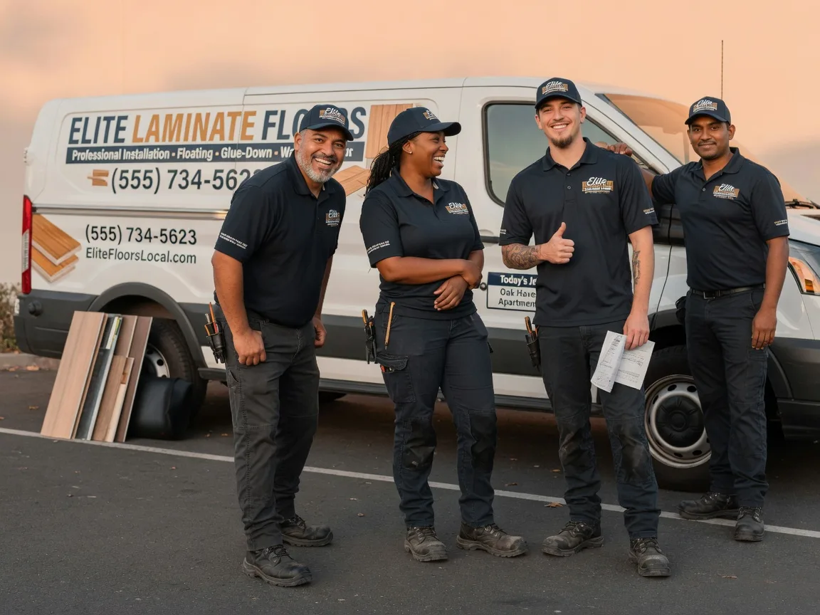 Laminate flooring installation company in The Plains, OH